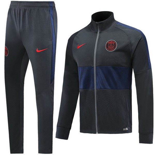 Survetement Football Paris Saint Germain 2019-20 Gris Bleu